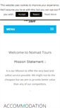 Mobile Screenshot of nomadtours.com